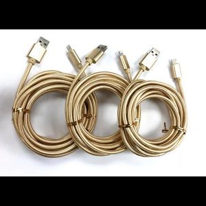 3pack 10FT IPhone Fast Charger Heavy Duty